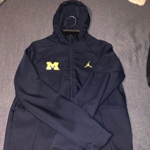 Jordan Jackets & Coats - Navy Michigan Zip up Jordan Jackets & Coats - Navy Michigan Zip up